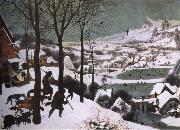 Pieter Bruegel hunters in the snow oil painting artist